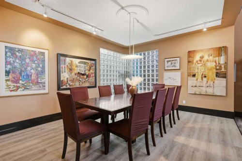 64 Patterson Mews Sw, Calgary, AB - Indoor Photo Showing Dining Room