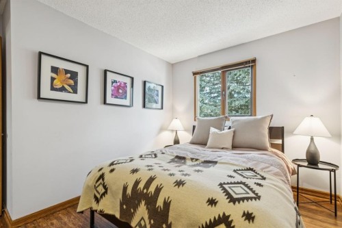715 Coach Bluff Crescent Sw, Calgary, AB - Indoor Photo Showing Bedroom