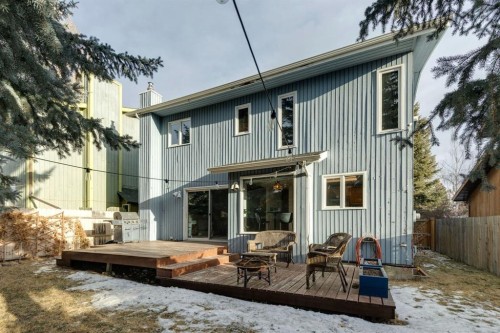 715 Coach Bluff Crescent Sw, Calgary, AB - Outdoor With Deck Patio Veranda With Exterior