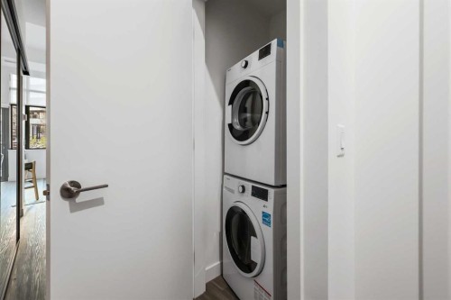 103-730 2 Avenue Sw, Calgary, AB - Indoor Photo Showing Laundry Room