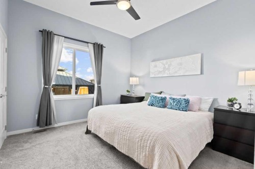 103 Masters Heights Se, Calgary, AB - Indoor Photo Showing Bedroom