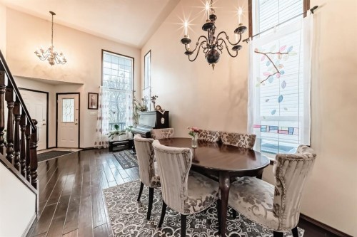 3708 Douglas Ridge Way Se, Calgary, AB - Indoor Photo Showing Dining Room