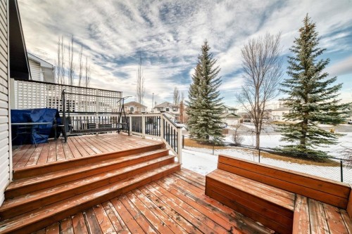 3708 Douglas Ridge Way Se, Calgary, AB - Outdoor With Deck Patio Veranda