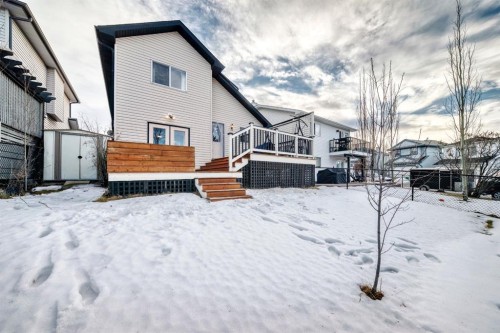 3708 Douglas Ridge Way Se, Calgary, AB - Outdoor With Deck Patio Veranda