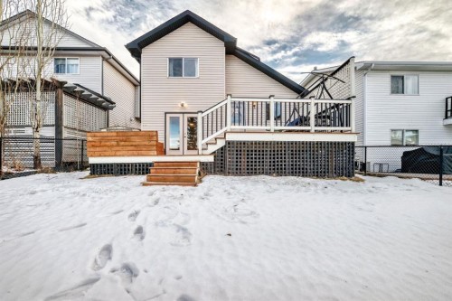 3708 Douglas Ridge Way Se, Calgary, AB - Outdoor With Deck Patio Veranda With Exterior