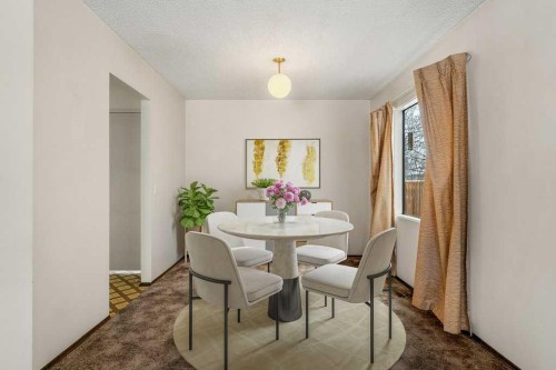 1151 Marcombe Crescent Ne, Calgary, AB - Indoor Photo Showing Dining Room