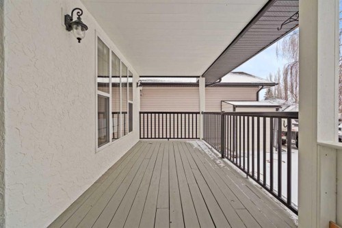 140 Allen Crescent, Vulcan, AB - Outdoor With Deck Patio Veranda With Exterior