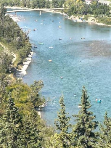 4736 Worcester Drive Sw, Calgary, AB - Outdoor With Body Of Water With View