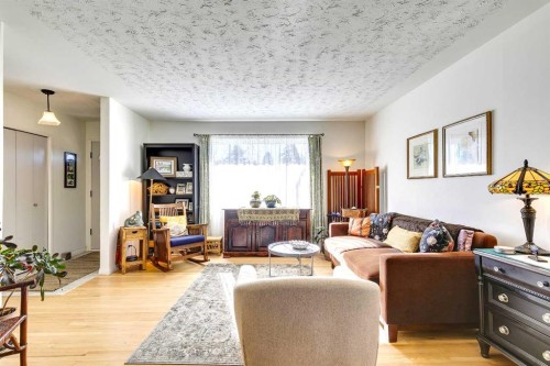 4736 Worcester Drive Sw, Calgary, AB - Indoor Photo Showing Living Room