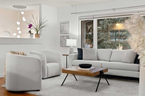 3251 Bearspaw Drive Nw, Calgary, AB - Indoor Photo Showing Living Room