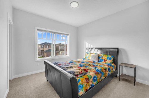 459 Savanna Way Ne, Calgary, AB - Indoor Photo Showing Bedroom