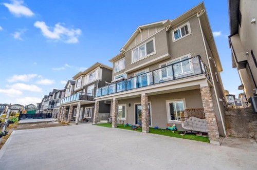 459 Savanna Way Ne, Calgary, AB - Outdoor With Deck Patio Veranda