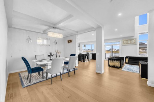 459 Savanna Way Ne, Calgary, AB - Indoor Photo Showing Dining Room