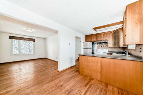 3715 14 Street Nw, Calgary, AB - Indoor Photo Showing Kitchen With Double Sink