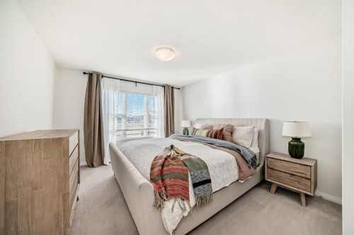 188 Walden Parade Se, Calgary, AB - Indoor Photo Showing Bedroom
