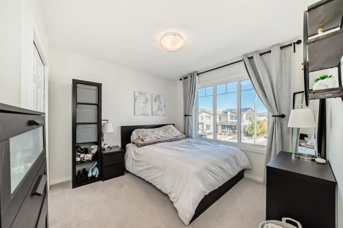 188 Walden Parade Se, Calgary, AB - Indoor Photo Showing Bedroom