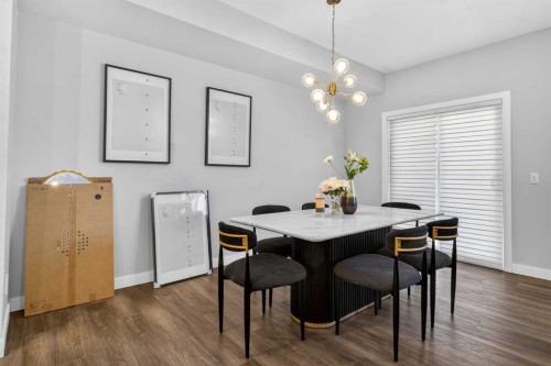 66 Belmont Manor Sw, Calgary, AB - Indoor Photo Showing Dining Room