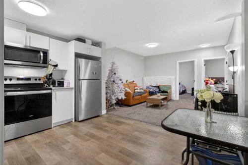 66 Belmont Manor Sw, Calgary, AB - Indoor Photo Showing Kitchen With Stainless Steel Kitchen
