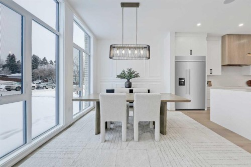 5007 21 Avenue Nw, Calgary, AB - Indoor Photo Showing Dining Room