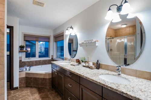 203 Sunset Circle, Cochrane, AB - Indoor Photo Showing Bathroom