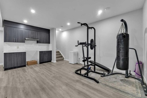 130 Red Sky Crescent Ne, Calgary, AB - Indoor Photo Showing Gym Room