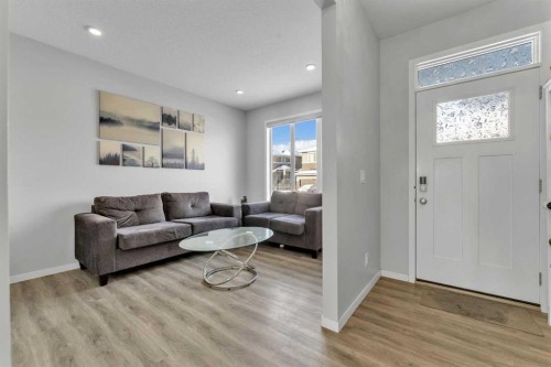 130 Red Sky Crescent Ne, Calgary, AB - Indoor Photo Showing Living Room