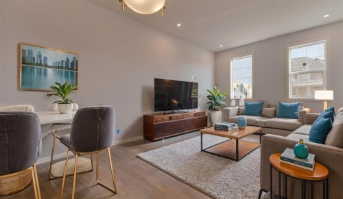 8888 Cityscape Drive Ne, Calgary, AB - Indoor Photo Showing Living Room