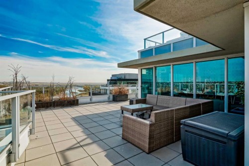 1802-519 Riverfront Avenue Se, Calgary, AB - Outdoor With Balcony With Exterior