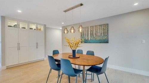 13008 Bonaventure Drive Se, Calgary, AB - Indoor Photo Showing Dining Room