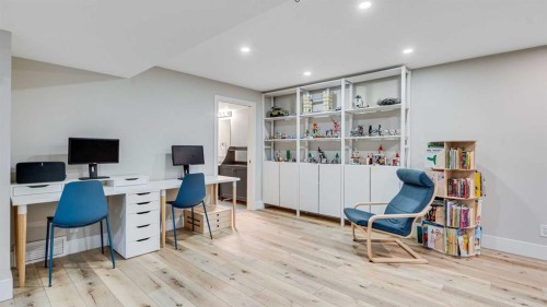 13008 Bonaventure Drive Se, Calgary, AB - Indoor Photo Showing Office