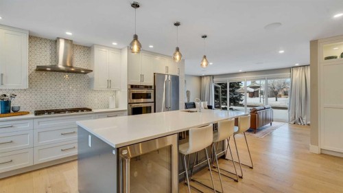 13008 Bonaventure Drive Se, Calgary, AB - Indoor Photo Showing Kitchen With Upgraded Kitchen