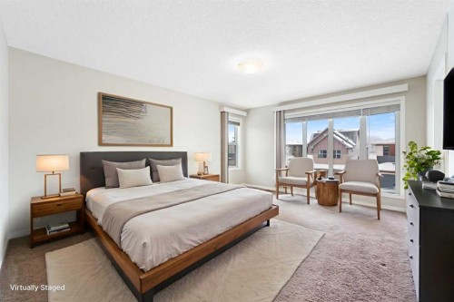 220 Walden Heights Se, Calgary, AB - Indoor Photo Showing Bedroom