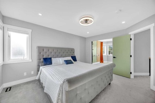 122 Hawkstone Drive Nw, Calgary, AB - Indoor Photo Showing Bedroom