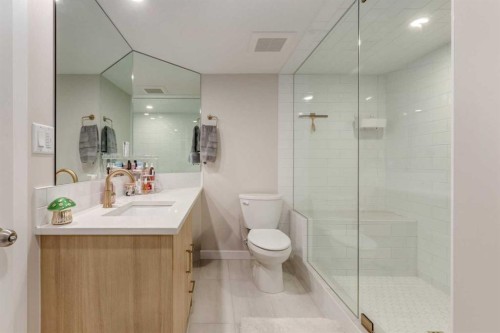 32 Evanscove Heights Nw, Calgary, AB - Indoor Photo Showing Bathroom