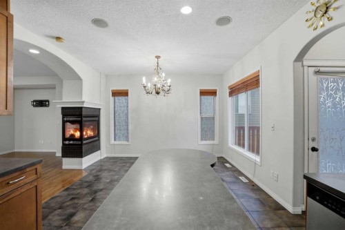 8 Taralake Way Ne, Calgary, AB - Indoor With Fireplace