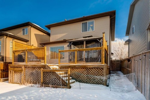 82 Cranwell Common Se, Calgary, AB - Outdoor With Deck Patio Veranda With Exterior