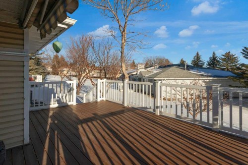 12 Vandoos Villas Nw, Calgary, AB - Outdoor With Deck Patio Veranda
