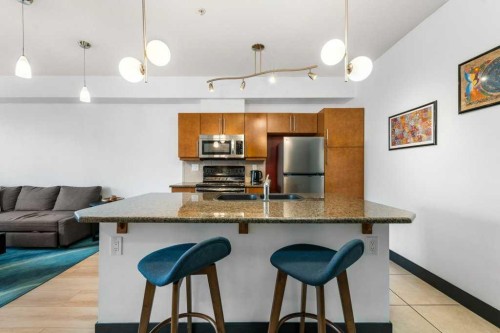 306-2307 14 Street Sw, Calgary, AB - Indoor Photo Showing Kitchen With Upgraded Kitchen