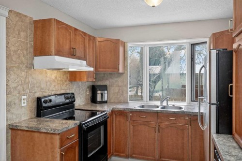 3503 42 Street Ne, Calgary, AB - Indoor Photo Showing Kitchen With Double Sink