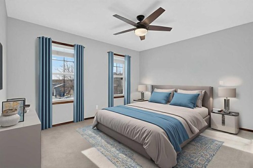 4358 Elgin Avenue Se, Calgary, AB - Indoor Photo Showing Bedroom