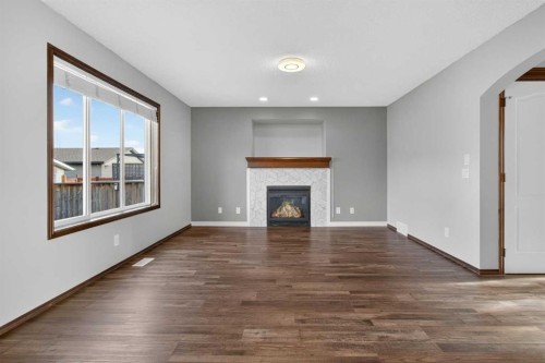4358 Elgin Avenue Se, Calgary, AB - Indoor Photo Showing Other Room With Fireplace