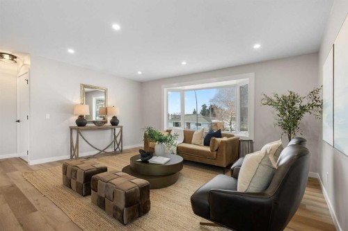 198 Silver Brook Road Nw, Calgary, AB - Indoor Photo Showing Living Room