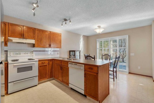 9526 21 Street Se, Calgary, AB - Indoor Photo Showing Kitchen With Double Sink