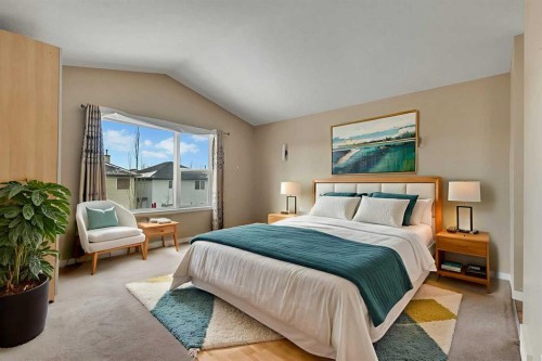 119 Valley Stream Circle Nw, Calgary, AB - Indoor Photo Showing Bedroom