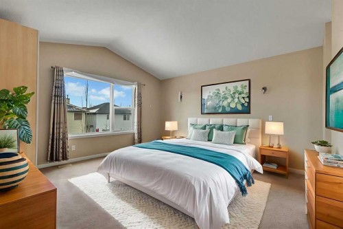 119 Valley Stream Circle Nw, Calgary, AB - Indoor Photo Showing Bedroom