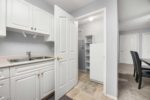 3214-6818 Pinecliff Grove Ne, Calgary, AB - Indoor Photo Showing Kitchen With Double Sink