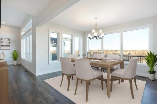 74 Cimarron Estates Drive, Okotoks, AB - Indoor Photo Showing Dining Room