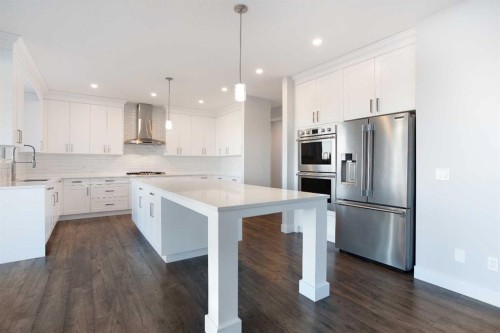 74 Cimarron Estates Drive, Okotoks, AB - Indoor Photo Showing Kitchen With Stainless Steel Kitchen With Upgraded Kitchen