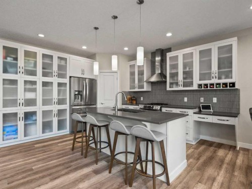 78 Auburn Glen Circle Se, Calgary, AB - Indoor Photo Showing Kitchen With Upgraded Kitchen