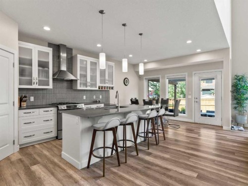 78 Auburn Glen Circle Se, Calgary, AB - Indoor Photo Showing Kitchen With Upgraded Kitchen